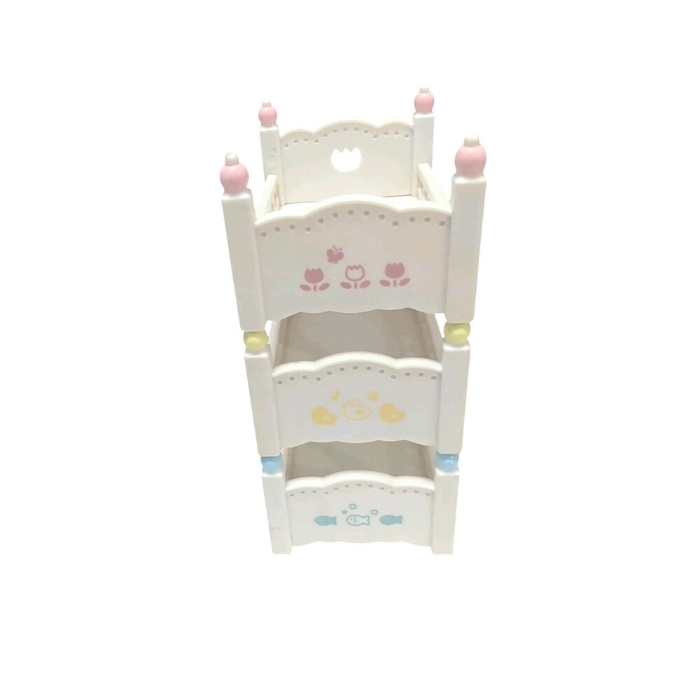 Calico Critters Sylvanian Family Triple Baby Bunk Beds Furniture No Bedding